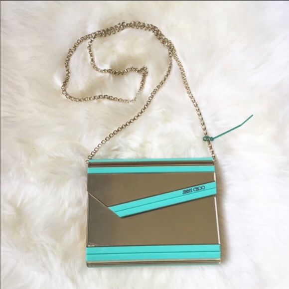 Jimmy Choo Acrylic mirror crossbody 💯% Authentic - Picture 2 of 6